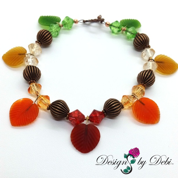 "The Leaves Are Changing" Bracelet & Earrings Set - Picture 6 of 8